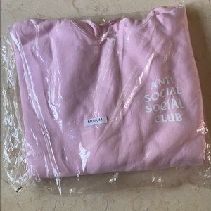 light pink anti social social club brand new